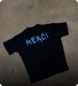 Black/Blue NM Tee